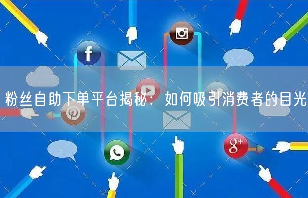 粉丝自助下单平台揭秘：如何吸引消费者的目光