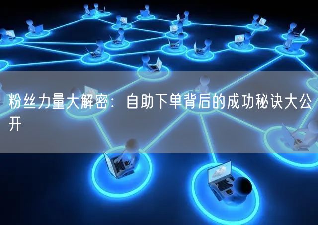 粉丝力量大解密：自助下单背后的成功秘诀大公开