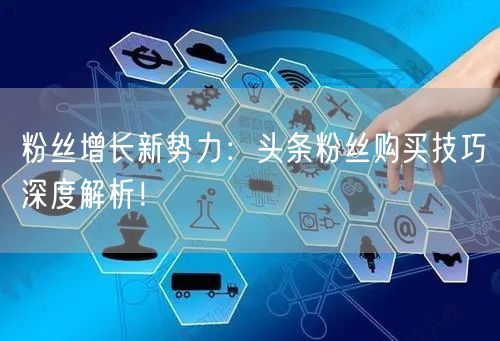 粉丝增长新势力：头条粉丝购买技巧深度解析！