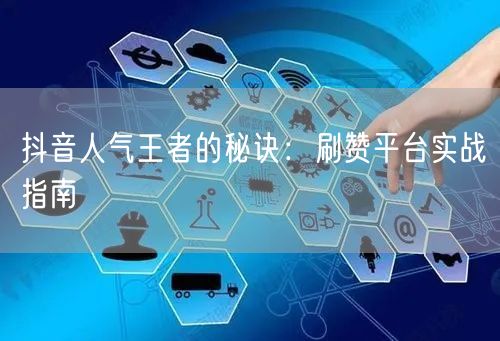 抖音人气王者的秘诀：刷赞平台实战指南