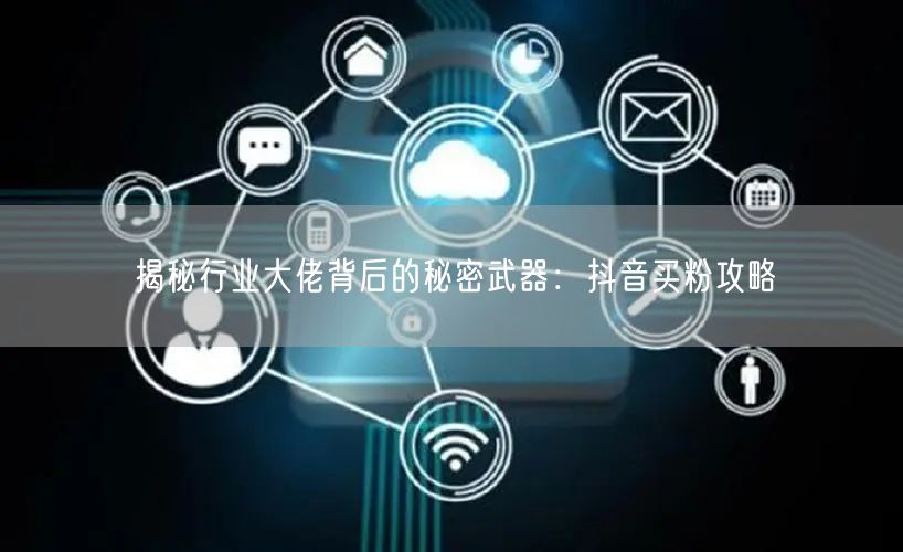 揭秘行业大佬背后的秘密武器：抖音买粉攻略