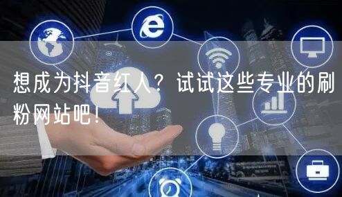 想成为抖音红人？试试这些专业的刷粉网站吧！