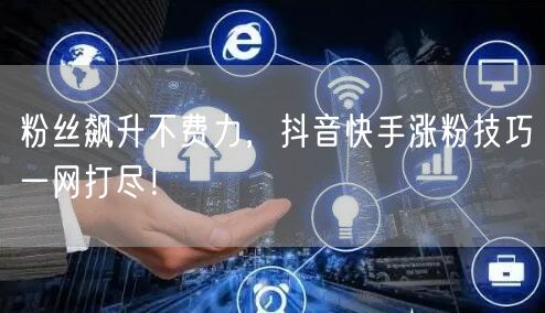 粉丝飙升不费力,抖音快手涨粉技巧一网打尽